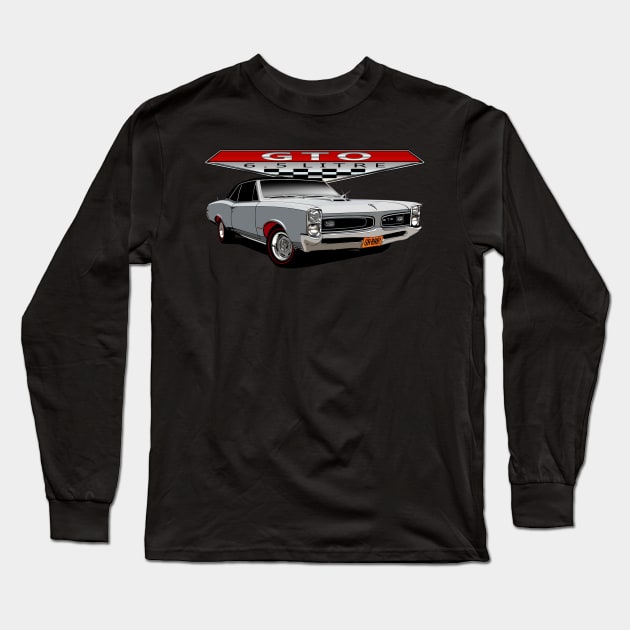 1966 GTO Long Sleeve T-Shirt by Chads